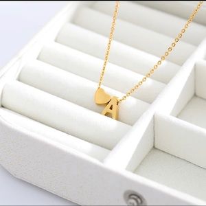 LETTER !!!!! A WITH ❤️ !!!! NECKLACE